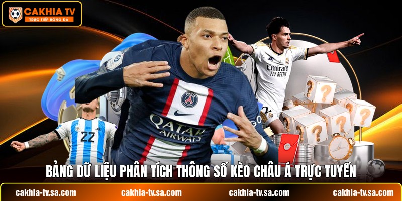 Bảng dữ liệu phân tích thông số kèo châu Á trực tuyến