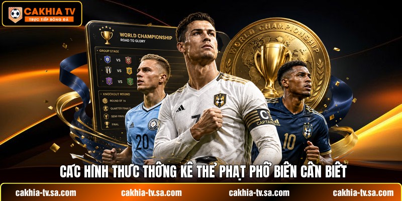 Các hình thức thống kê thẻ phạt phổ biến cần biết