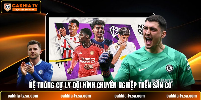 Hệ thống cự ly đội hình chuyên nghiệp trên sân cỏ